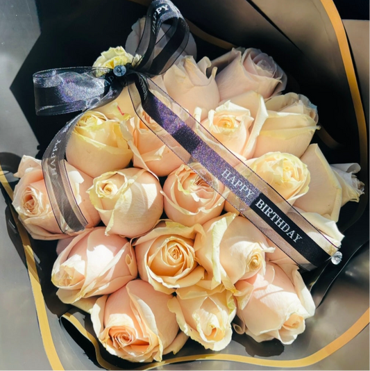 The Birthday Bloom - Roses & Balloons